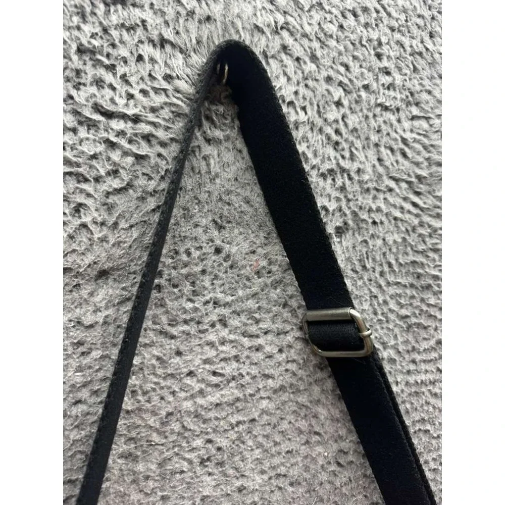Fossil Maddox Long Live Vintage 1954 Leather Laptop Messenger Bag Black‎